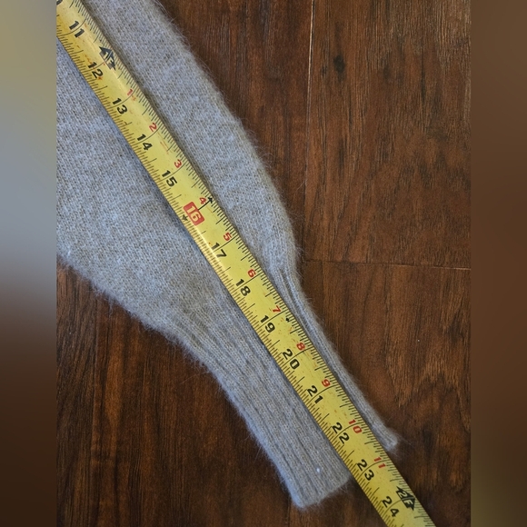 Liz Claiborne Angora/Lambs Light Green Wool Sweater - Picture 8 of 10